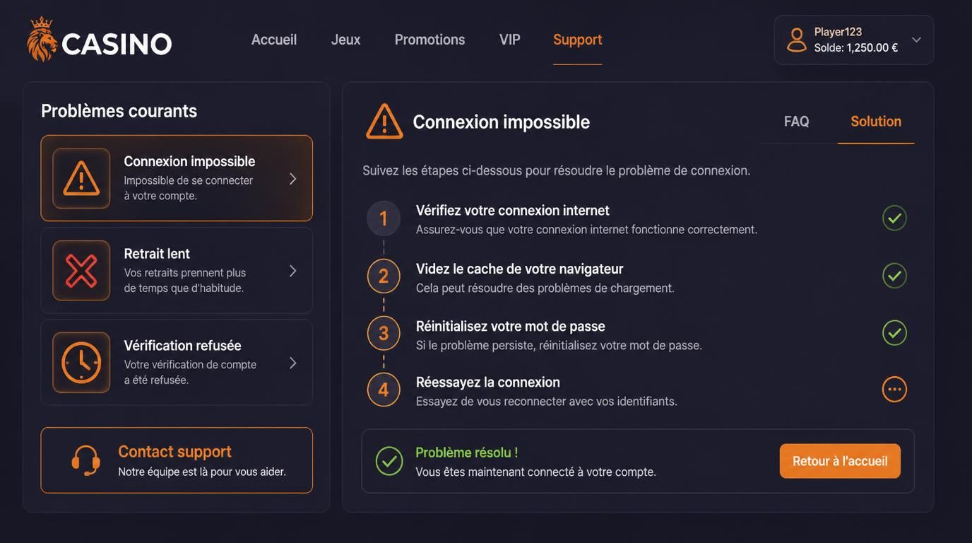 Problèmes et procédures de réglage explicites